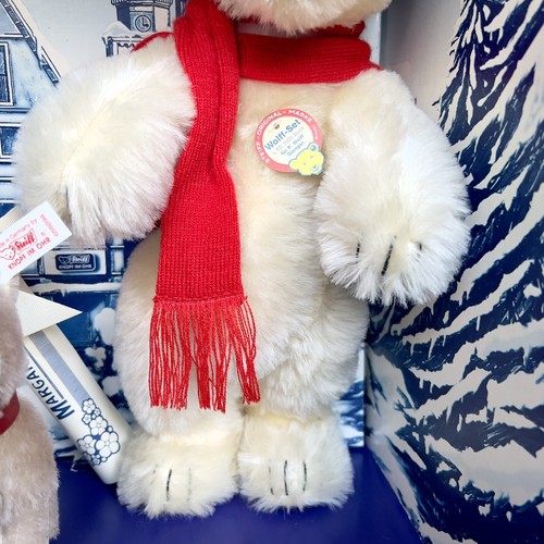 Vintage Steiff Polar Bear and Wolf Set Mohair Jointed Wolff Rare Ltd. Ed. W/COA - Picture 7 of 14
