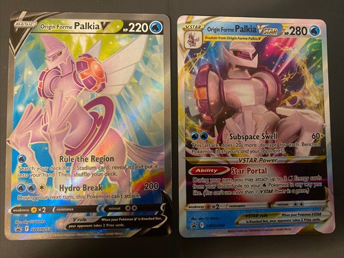 Pokemon Origin Forme Palkia V SWSH253 &amp; Origin Forme Palkia Vstar ...
