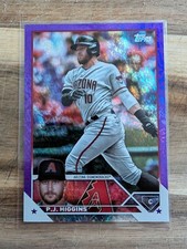 2023 Topps Update Series - Purple Foil #US82 P.J. Higgins /799 (RC)