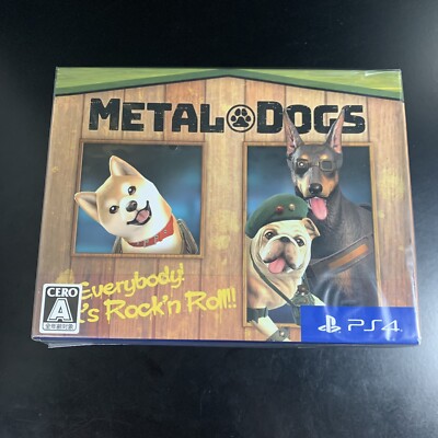Unopened PS4 Metal Dogs Bow Wow Wonderful Limited Edition Sony
