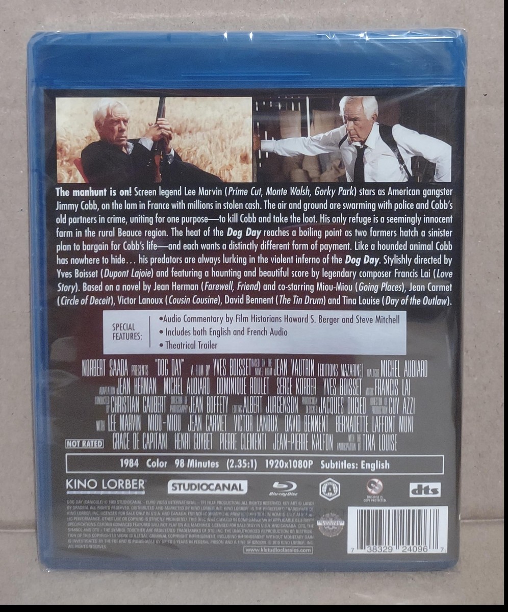 NEW - Dog Day Blu-ray 1984 [Kino Lorber] Lee Marvin 738329240967| eBay