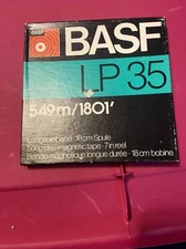 BASF LP35 Long Play Magnetic Tape 7in Reel 1801 Feet