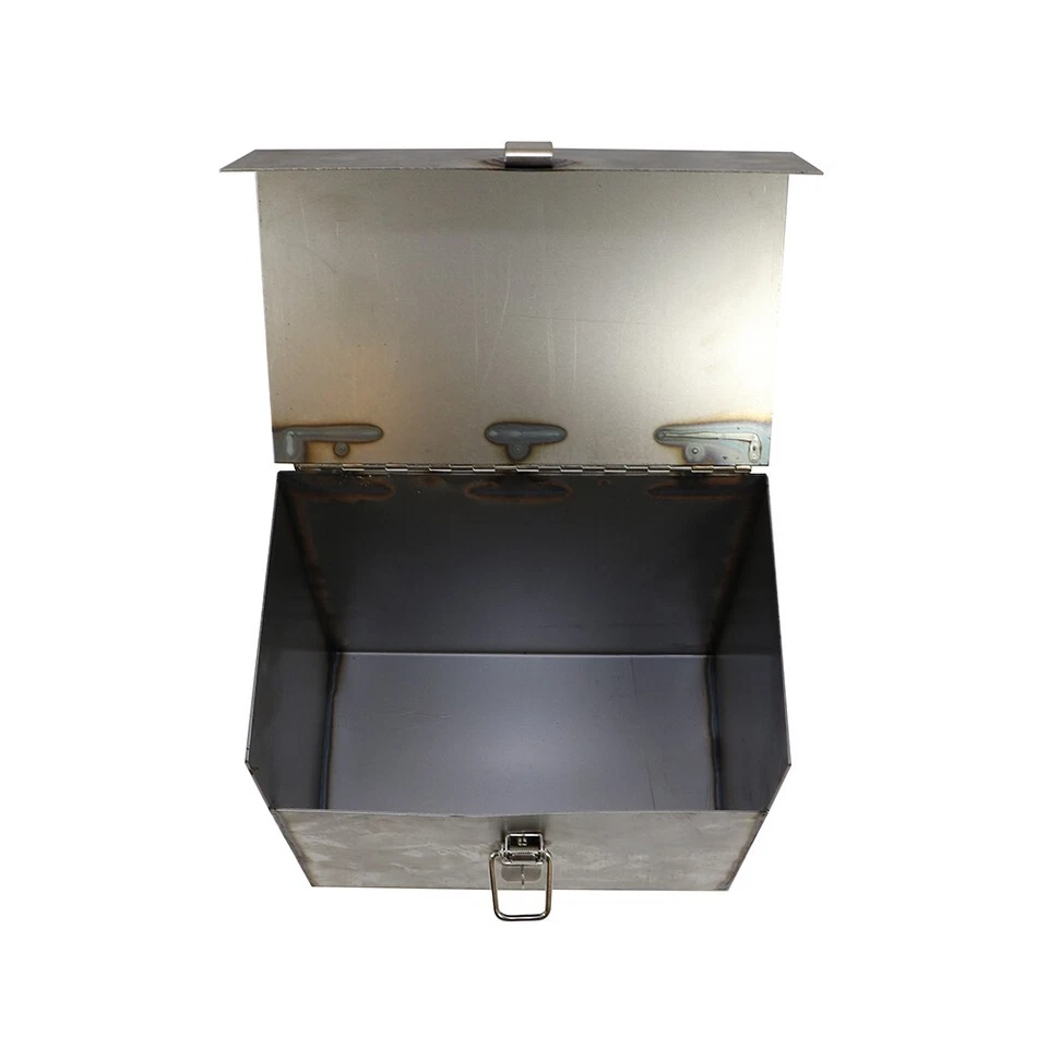 Casa rodante utilitaria de carreras caja de montaje de batería universal de acero cerrada con tapa de enganche Foto 3 de 4