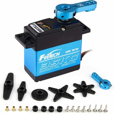 DE RC Auto Digital Servo Motor 35KG Wasserdicht Metall Getriebe High Torque 25T