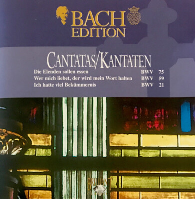 BACH EDITION   CANTATAS/KANTATEN BWV 75, 59 & 21 - CD Album - Brilliant Classics