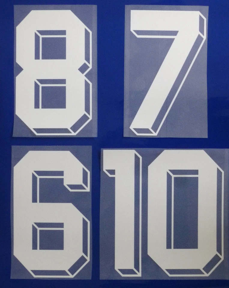 Numero fiocco home maglia jersey shirt Italia Italy Italia 1986 - 90