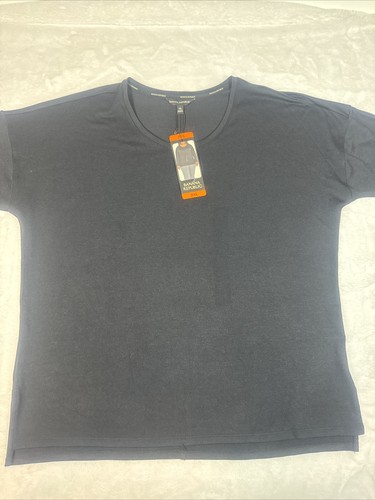 Banana Republic Women's Crew Neck Long Sleeve Pullover Sweater XXL 2XL Black