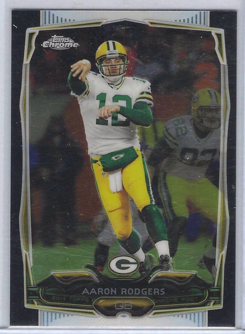 AARON RODGERS 2014 TOPPS CHROME BLACK REFRACTOR #D 259/299