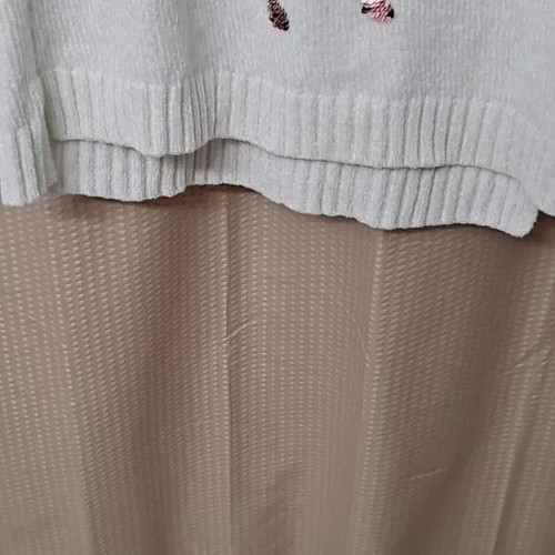 Justice Sequin Sliver Pink Unicorn White Sparkle Sweater Size Girls 14/16 - Picture 4 of 7