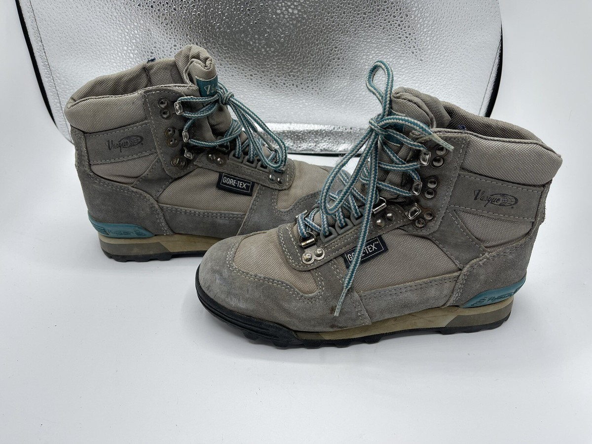 Vasque 7567 Gore-Tex Hiking Boots Lace Up Gray Suede Men display picture 2