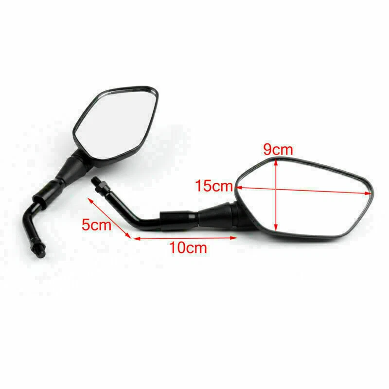 10mm Pair Rearview Mirror For Honda NC700/NC750 12-16 CB1000R CRF1000L 2016 - Изображение 3 из 4