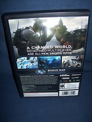 Call of Duty Ghosts PC DVD-Rom Game Activision Used 2013