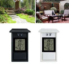 Max Min Digital Thermometer Display Garden Greenhouse Indoor Wall Room Outdoor