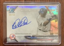 2018 Bowman Chrome Estevan Florial Autograph Prime Signatures /50 Rookie #PCS-EF