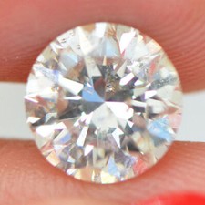 Round Diamond 2.00 Carat Loose Certified G Color SI1 Natural Enhanced 7.87 MM
