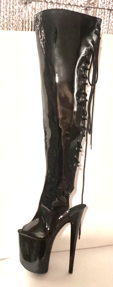 新品未使用　TIPSY GRAPE LONG BOOTS Women Over the Knee Boots Wide Calf Size 34~48 Candy Colour