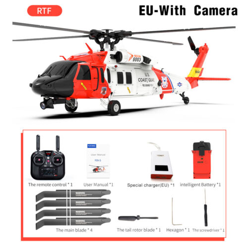 YXZNRC RC Helicopter F09-S 2.4G 6CH Gyro GPS Dual Brushless Motor Remote Control - Picture 24 of 24