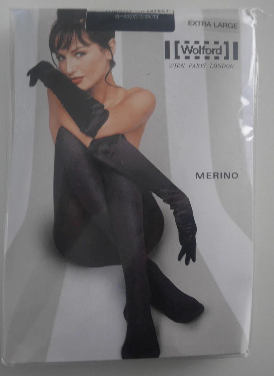Mi-bas En Laine Mérinos Et Lycra WOLFORD - Taille S - Noir - Neuf Avec étiquettes