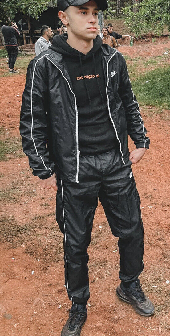 Vintage Rare Nike Slayer Nylon Jacket Windbreaker Black Vintage Rare Nike Slayer Nylon Jacket Windbreaker Black
