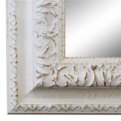 Spiegel Wandspiegel Flurspiegel Bad Weiss Barock Stil Holz Rom 6,5