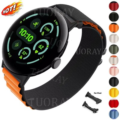 22mm Ersatz Armband Nylon Uhrenarmband Smartwatch Für Google Pixel Watch 3 45mm