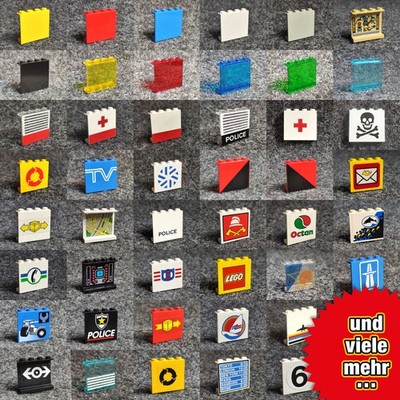 Lego Panel 4215a 4215b 4215 6156 1x4x3 bedruckt unbedruckt - VARIANTEN - FF1 S6