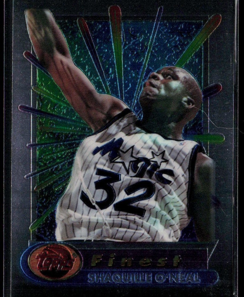 Shaquille O'Neal #32 Basketball Cards 1994 Finest trading card — raw and PSA graded price guide