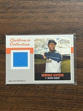 2019 Heritage Minor League Edition Clubhouse Collection Relics Domingo Acevedo