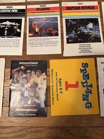 IntelliVision / Colecovision Mixed Lot Game Manuals Only