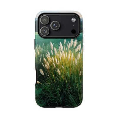 Tall Grass Green Soft Brushstrokes | Phone Ink Case for iPhone/Galaxy/Pixel