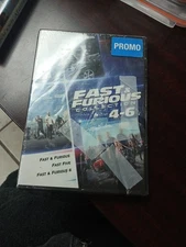 Fast and Furious Collection: 5 and 6 (DVD, 2017, 2-Disc Set) Outside Wrap Torn