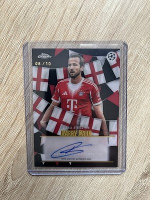 Topps UCC Chrome 2025/26 Harry Kane Global Attraction Auto /10 Bayern München