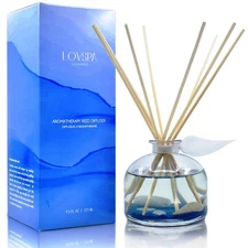 Reed Diffuser Set, Escape Beach Getaway Scented Oil Diffuser with Sticks, Hom...