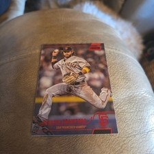 2022 Stadium Club Base Red Foil #102 Brandon Crawford - San Francisco Giants