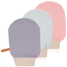 3PCS Exfoliating Mitt for Body Exfoliating Gloves for Shower Body Scrub Glove...
