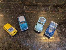 Diecast Model Cars Job Lot – Dinky VW Beetle, Corgi Classics & Peugeot