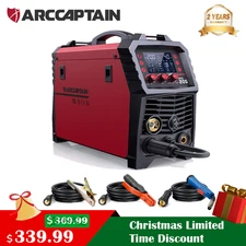 200A MIG Welder 110V/220V Gas/Gasless Flux Core Stick Lift Tig Welding Machine