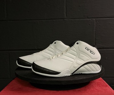 AND1 Rocket 3.0 Mid White Black US 9 Museum Grade OG Box Collector Pair Archive AND1 Rocket 3.0 Mid Kid main image 4