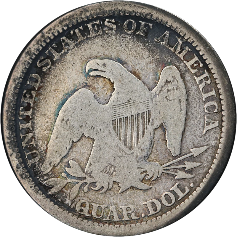 1864-P Seated Liberty Quarter VG Details Decent Eye Appeal Nice Strike - Image 2 of 2