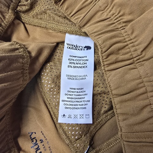 Wondery Outdoors Roam Free Pants Ocher size M 30x28 Women - Picture 3 of 11