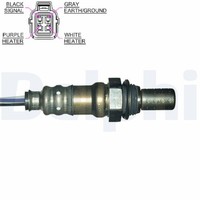 Lambdasonde Sensor Abgassteuerung Delphi ES20215-11B1 FüR Stream Honda Civic Fr