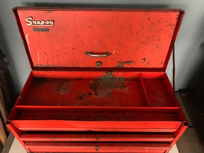 家具 SnapOn  KRA63 Snap-On KRA66 3 Drawer Heavy Duty Flip Top Race Chest Red 26