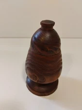 Hand Turned Wood Salt Cellar