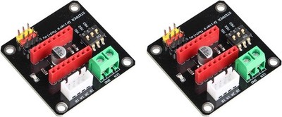 2 Stück 3D Drucker A4988 DRV8825 42 Schrittmotor Treiber Steuerung Erweiterungsplatine Sh