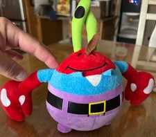 TY Beanie Babies MR. KRABS 8" SpongeBob Squarepants Plush Toy Stuffed Animal