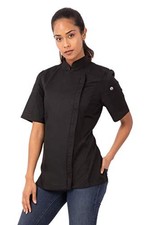 Women's Springfield Chef Coat Medium Black