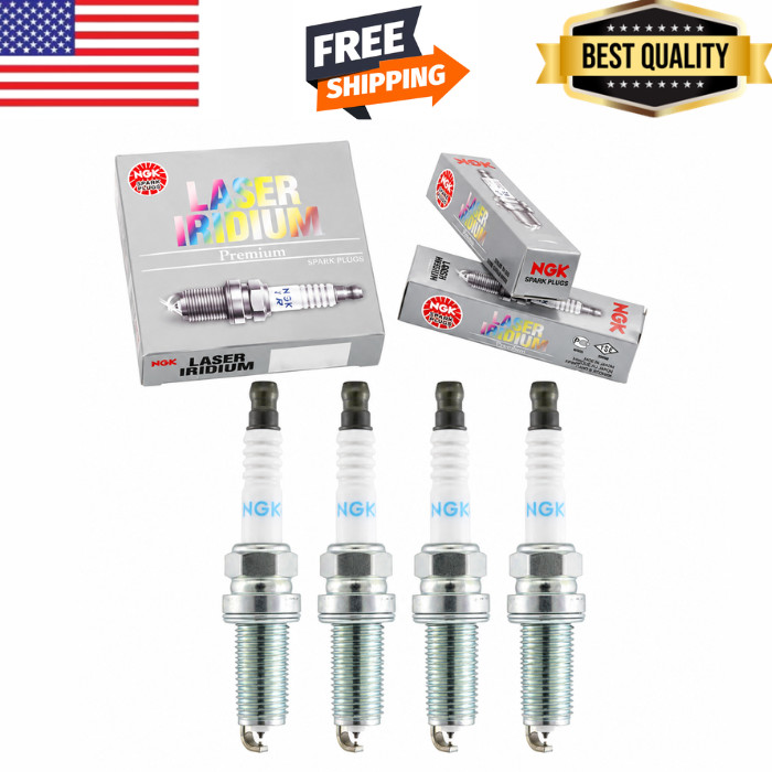 4 pc NGK 90288 DILKAR7M8 Laser Iridium Spark Plugs for PY8V-18-110 Ignition za