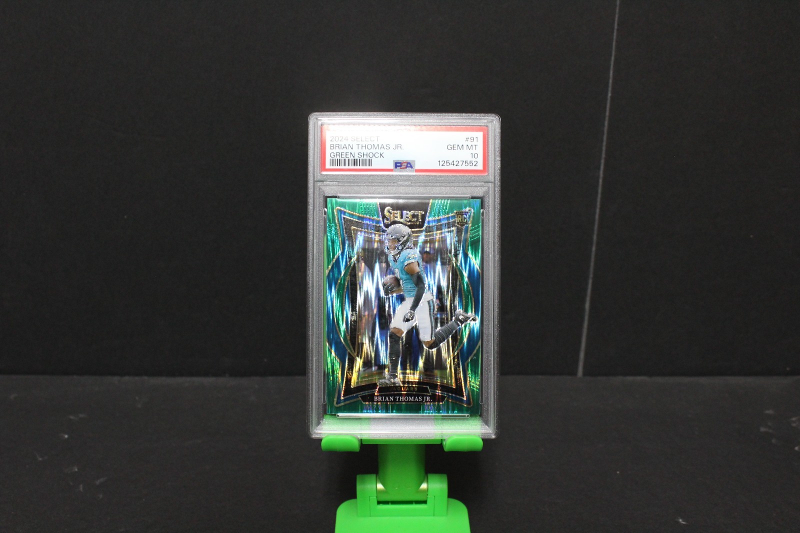 2024 Select Brian Thomas JR. Green Shock Concourse Level #91 #1/5 Jags