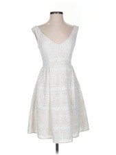 RED Valentino Women White Cocktail Dress 38 italian
