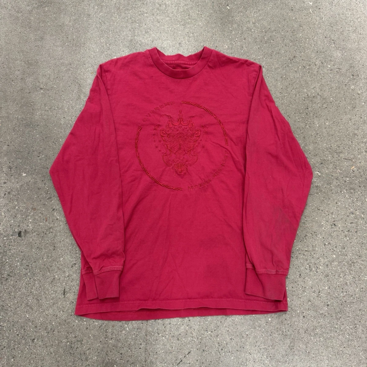 Supreme Size M Long Sleeve Regular Size T-Shirts for Men for sale